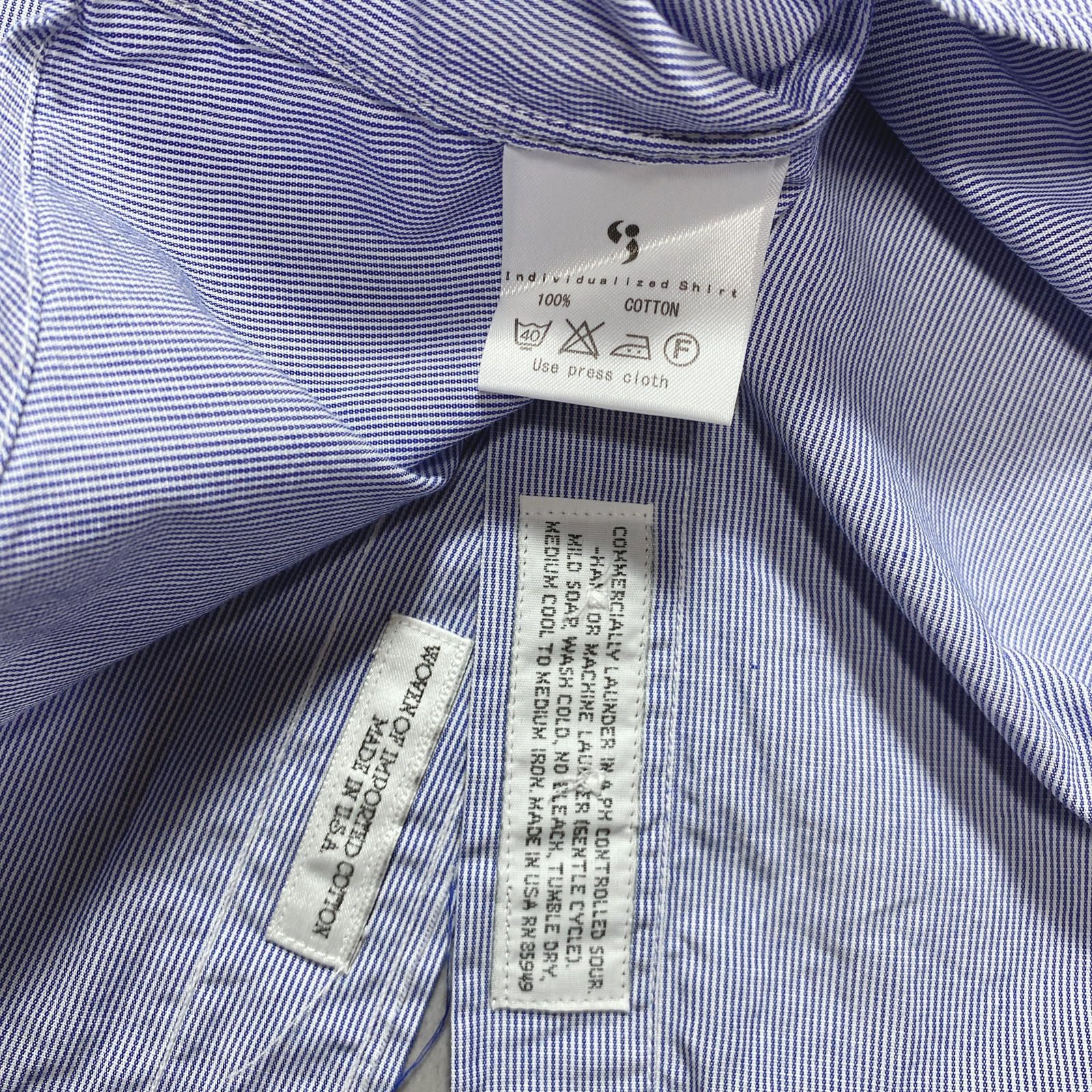 GQ5780◇INDIVIDUALIZED SHIRTS : USA製 STANDARD FIT