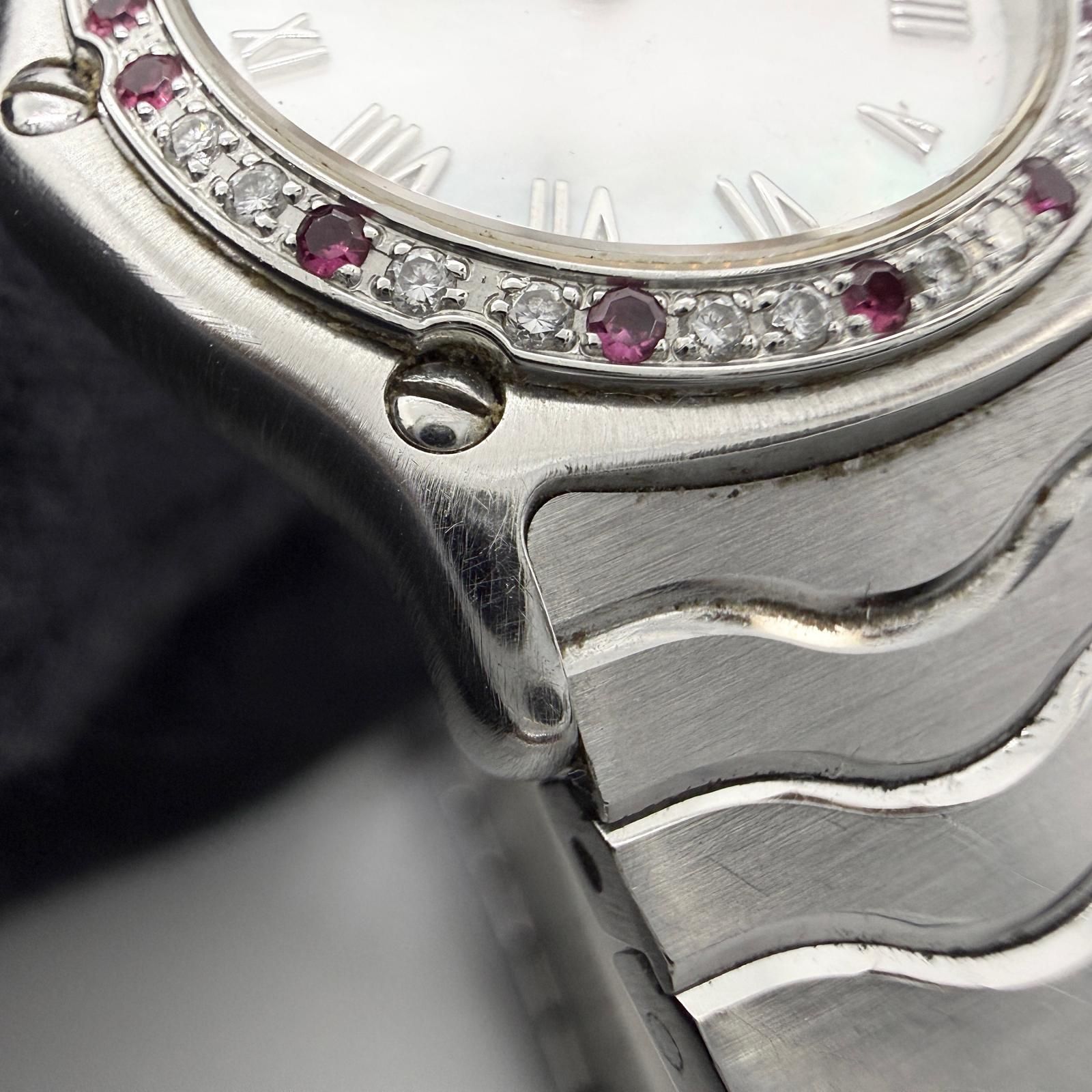 EBEL エベル クラシックウェーブ シェル文字盤 E9157116-20 QZ