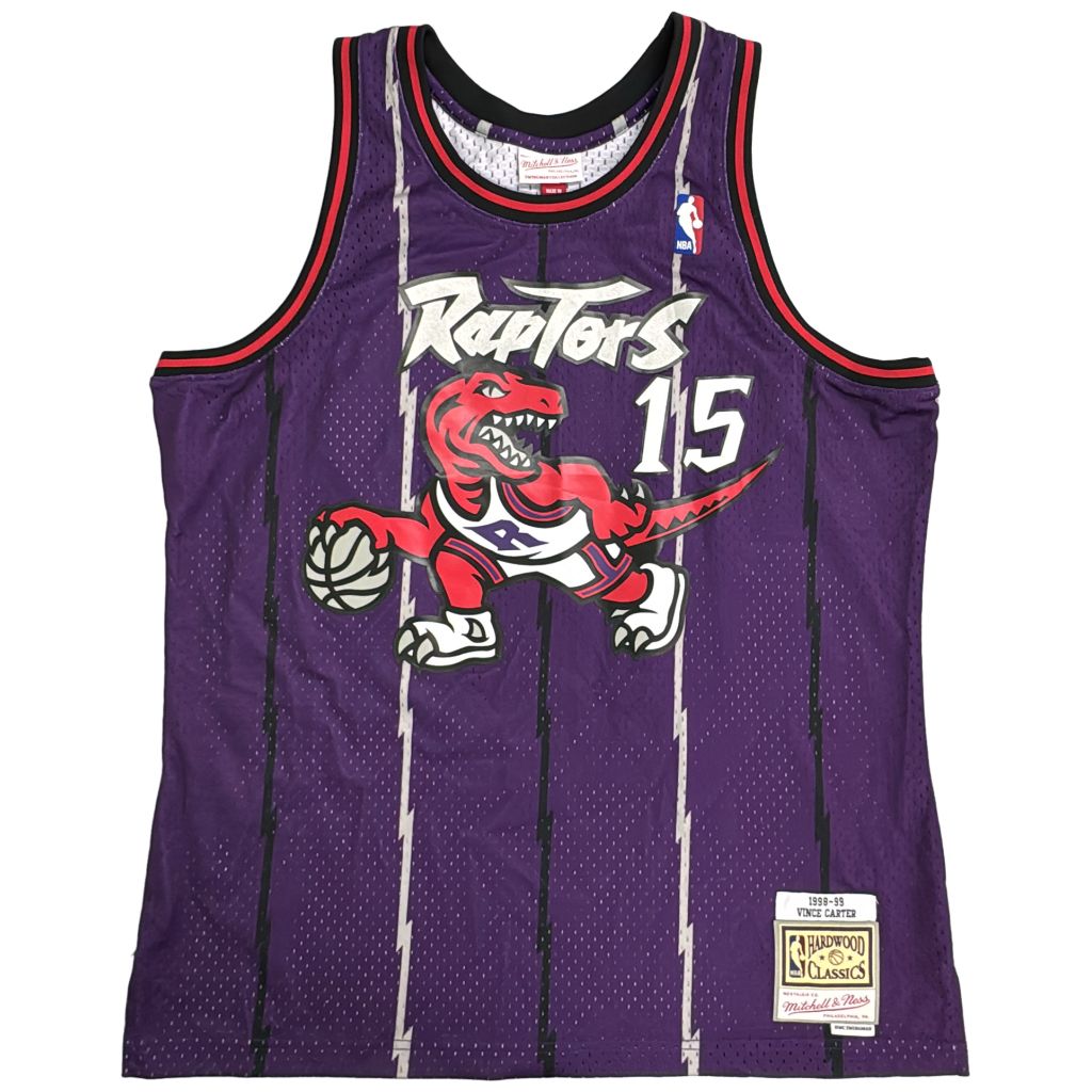 Mitchell&Ness ミッチェルアンドネス NBA トロント・ラプターズ ユニフォーム バスケ パープル(メンズ XL)中古 古着 Y2760