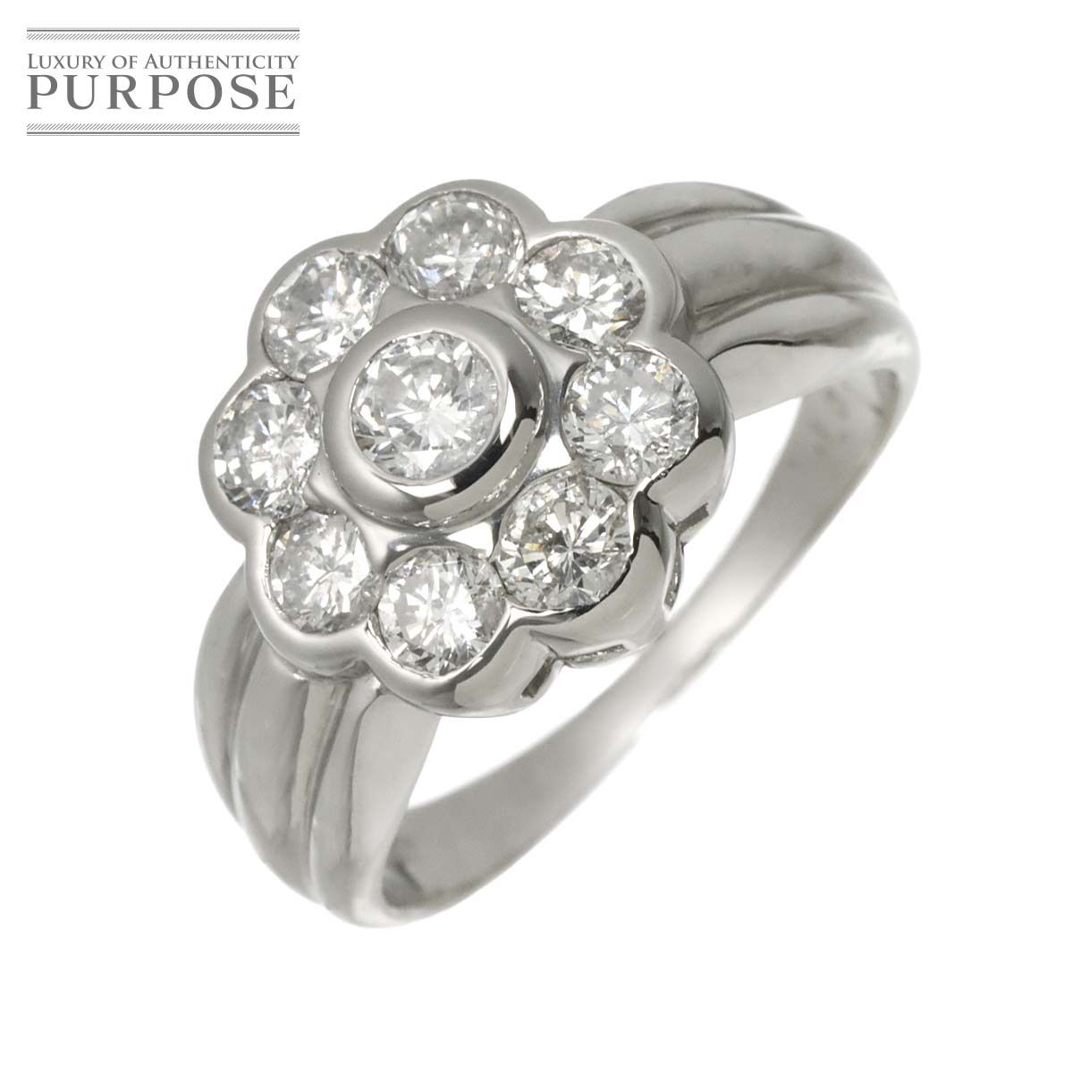 リング 10号 ダイヤ 1.07ct Pt プラチナ 指輪 Diamond Ring 90325231