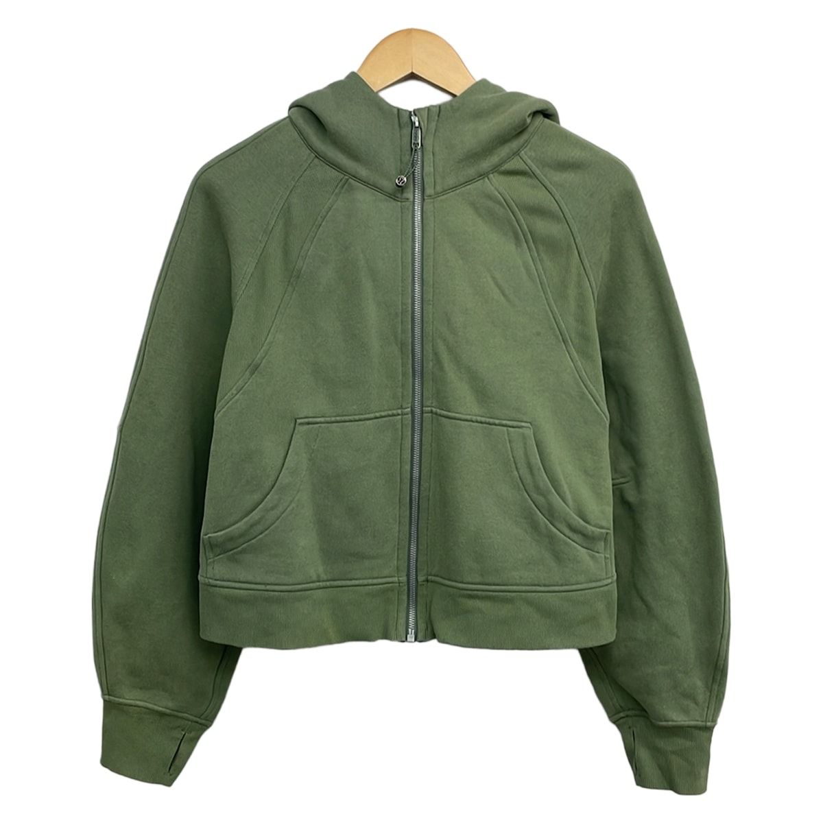 lululemon(ルルレモン) パーカー サイズM/L レディース - カーキ 長袖