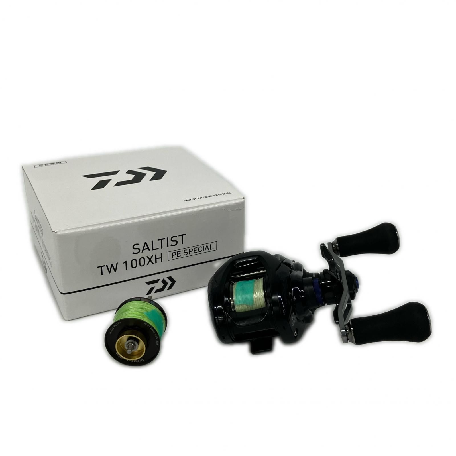 DAIWA ダイワ ベイトリール 23ソルティスト TW 100XH PEスペシャル 替スプール付 00631034