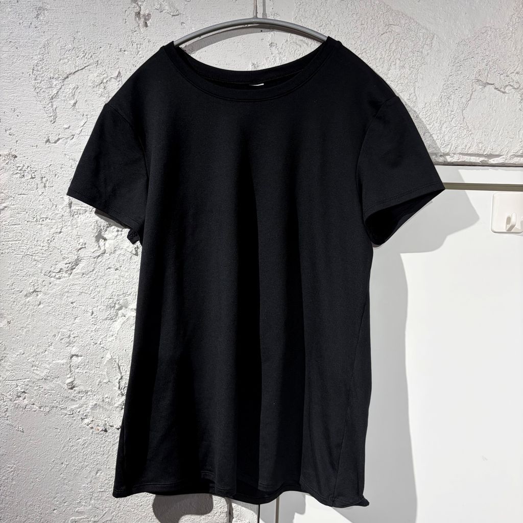 ALO Yoga アロ ーヨガ S/S Topsn ストレッチトップス ブラック Size