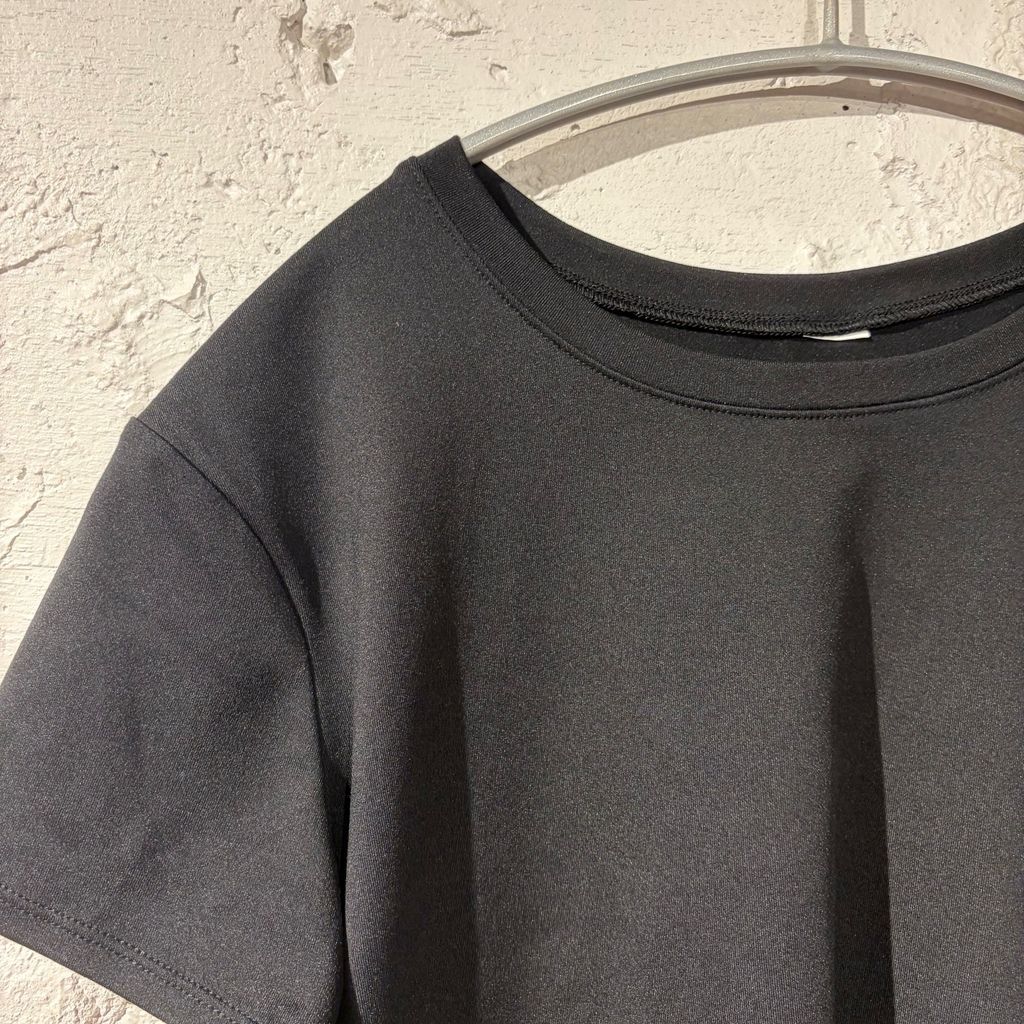 ALO Yoga アロ ーヨガ S/S Topsn ストレッチトップス ブラック Size