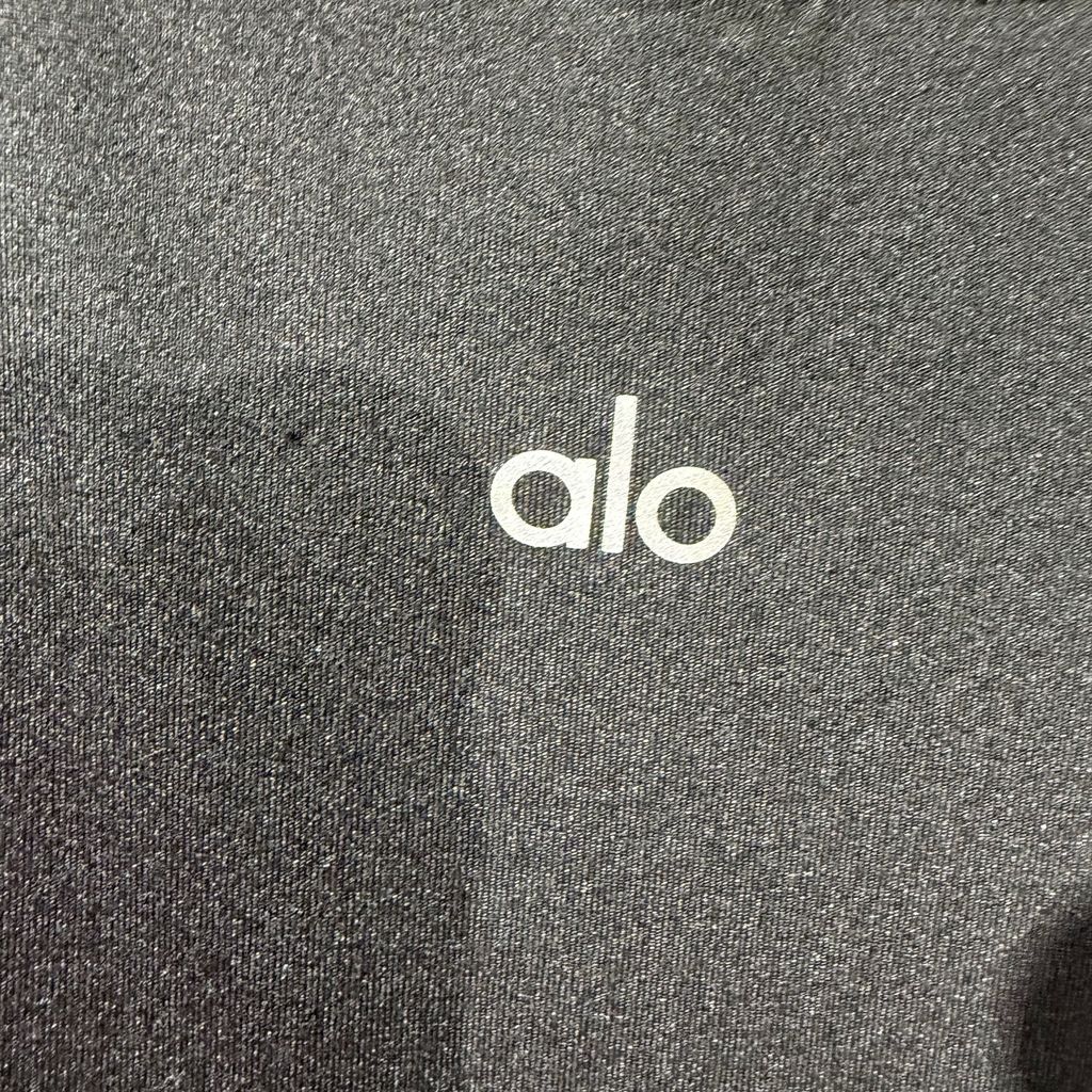Alo tops Sサイズ ALO Yoga アロ ーヨガ S/S Topsn ストレッチトップス ブラック Size
