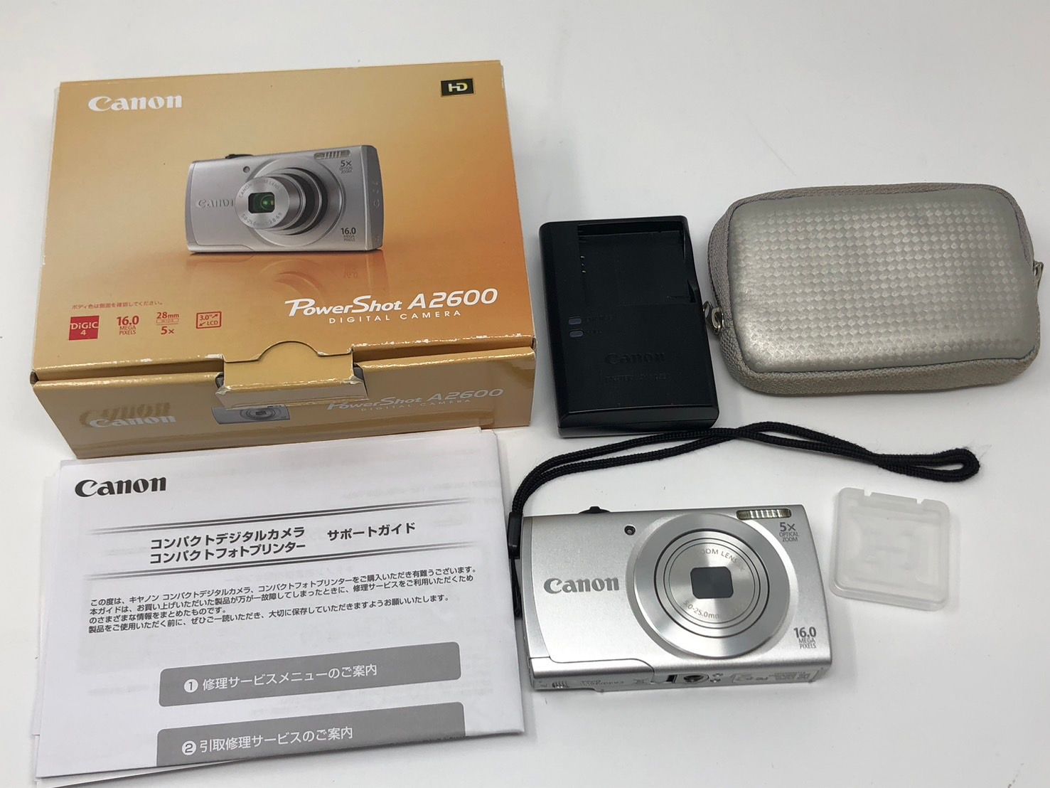 ◆Canon キャノン　デジタルカメラ　POWERSHOT　PC1899　A2600　充電器付属　現状品◆21701★