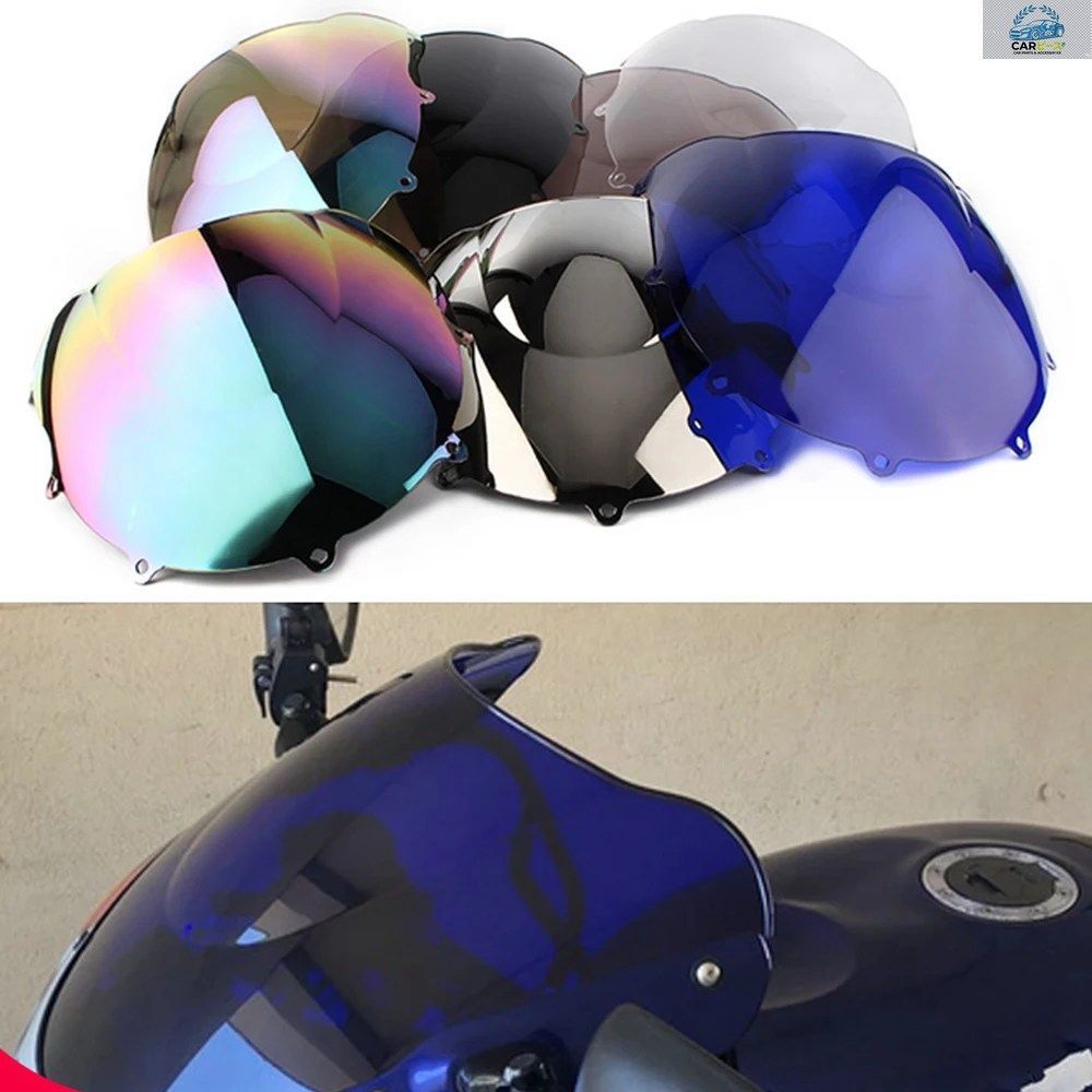 スズキ GSXR600 GSXR750 GSX-R 750 1996-1999 用ウインドシールド ダブルバブルウインドスクリーン オートバイアクセサリー フェアリング