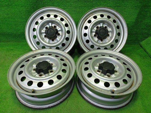 三菱 MITSUBISHI 純正 パジェロミニ H56A ホイール スチール シルバー