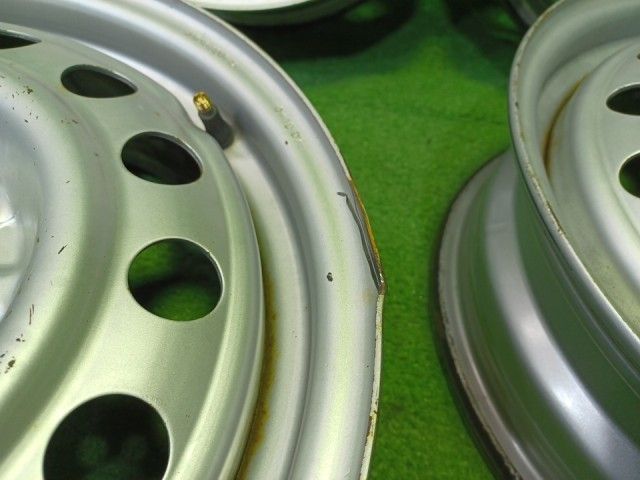 三菱 MITSUBISHI 純正 パジェロミニ H56A ホイール スチール シルバー