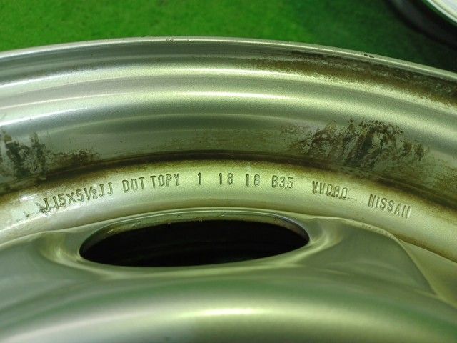日産 NISSAN 純正 NV350キャラバン VW6E26 ホイール スチール シルバー 