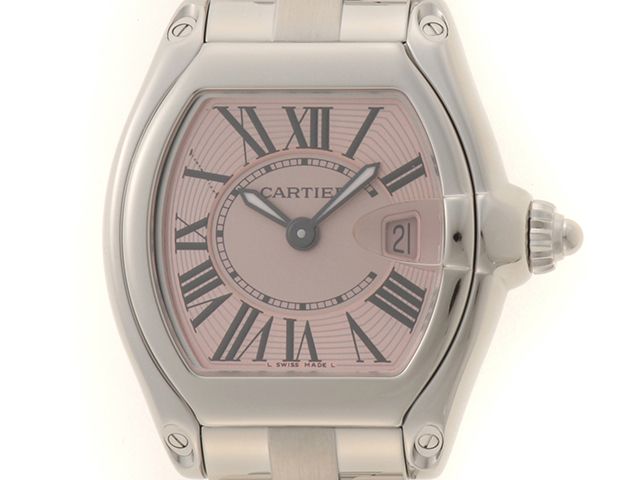 CARTIER カルティエ ウォッチ ロードスターSM 時計 W62017V3 腕時計 ステンレス ピンク クオーツ レディース【中古】471 505,890円