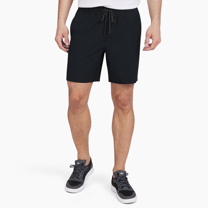 クイックシルバー メンズ ボトムス ハーフパンツ・ショーツ ショートパンツ Mens Quiksilver Seaside Amphibian Shorts Black ブラック