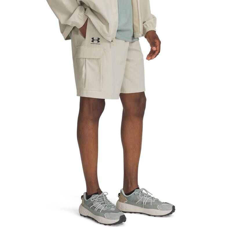 アンダーアーマー メンズ ボトムス ハーフパンツ・ショーツ ショートパンツ Mens Under Armour Vibe Woven Cargo Shorts Khaki Base カーキ