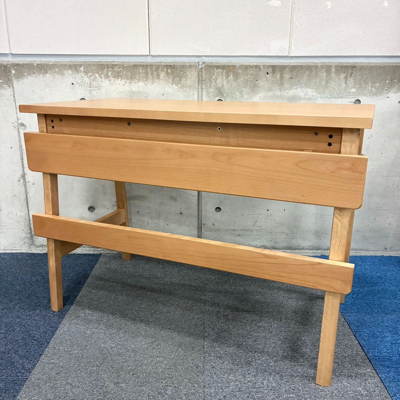 【①】学習机 光製作所　SDW556D 甲板天然木　ウレタン樹脂塗装 展示品 ヒカリサンデスク 学習机 シンプル ナチュラルウッド - メルカリ