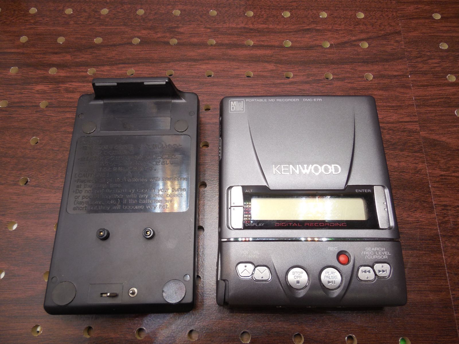R2378】KENWOOD DMC-E7R ポータブルMDレコーダー ジャンク - メルカリ