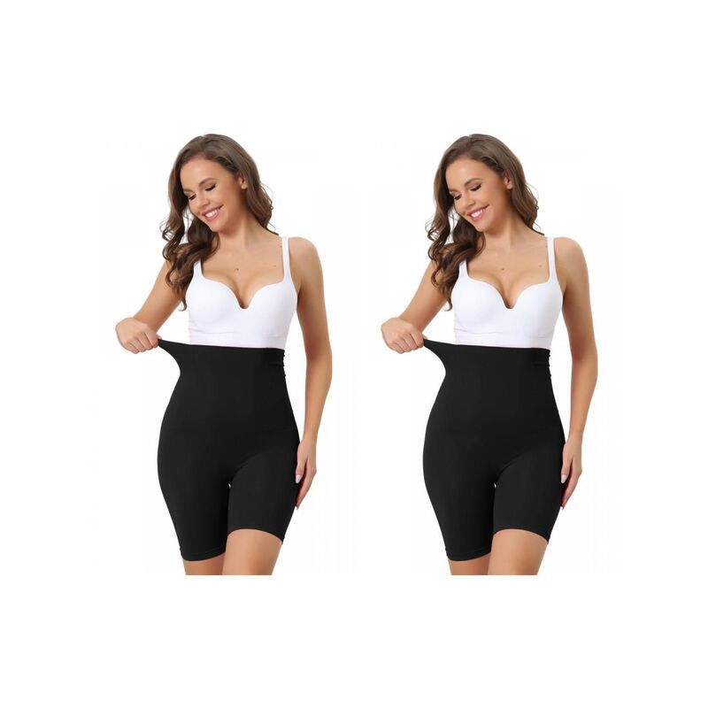 アレグラ ケー レディース ボトムス カジュアルパンツ ショートパンツ ALLEGRA K 2 Packs Womens Tummy Control Knickers High Waisted Shapewear Shorts Underwear Slimmi