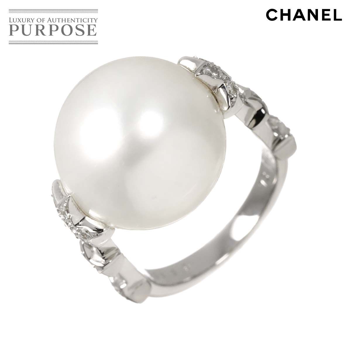 シャネル CHANEL コメット 11号 リング 白蝶真珠 ダイヤ K18 WG ホワイトゴールド 750 指輪 Comet Ring 90319459