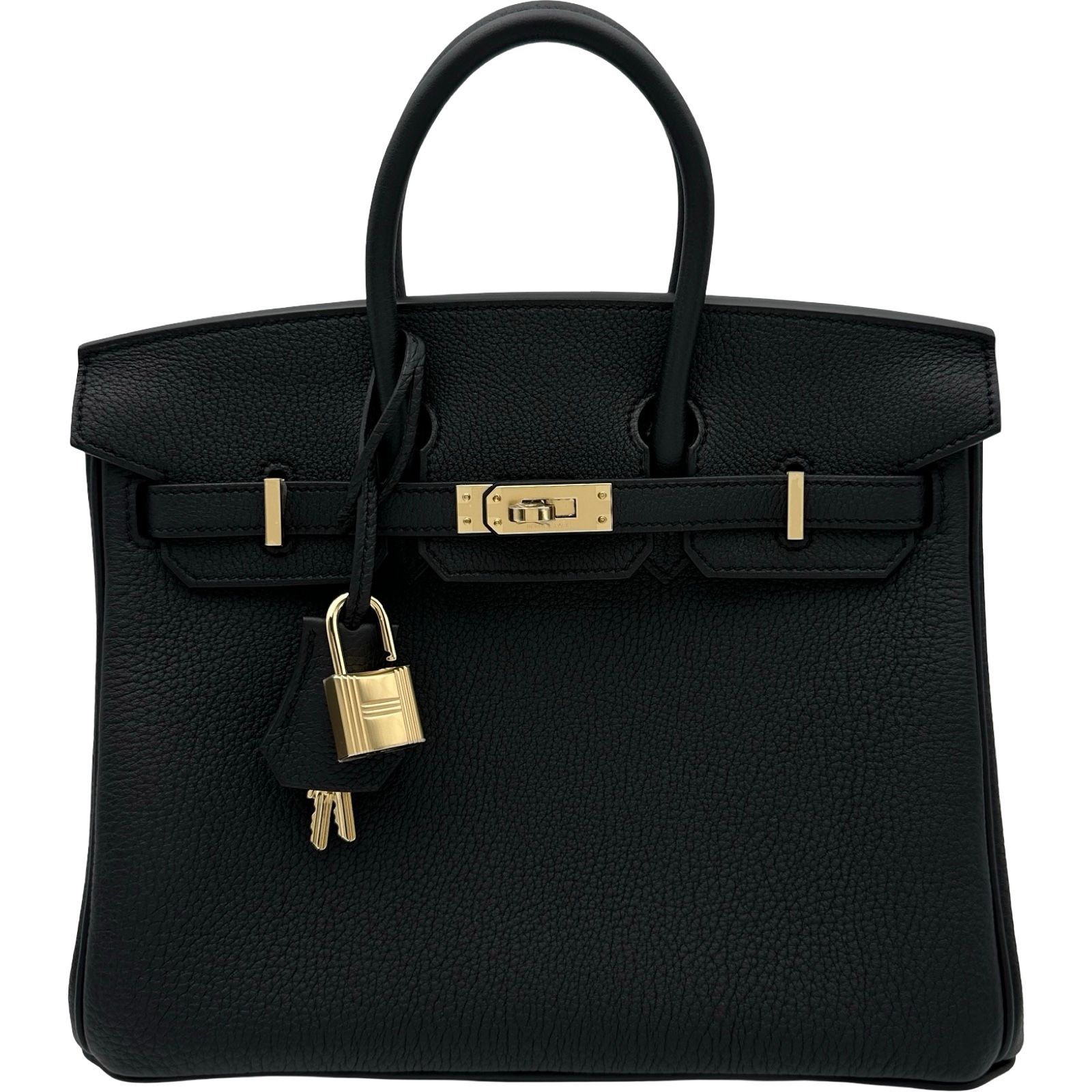 エルメス HERMES バーキン25 K刻印 ブラック ゴールド金具 トゴ レディース ハンドバッグ