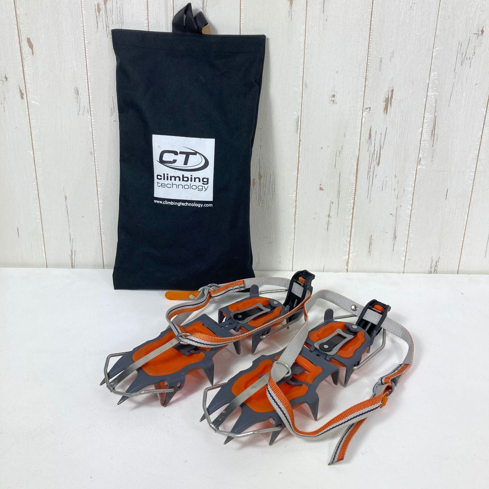 ?️OneSize オレンジ系 Climbing Technology Ct ( クライミングテクノロジー ) ヌプツェ EVO オートマチック ウィンターギア クランポン アイゼン z00058567 クランポン アイゼン ウィンターギア