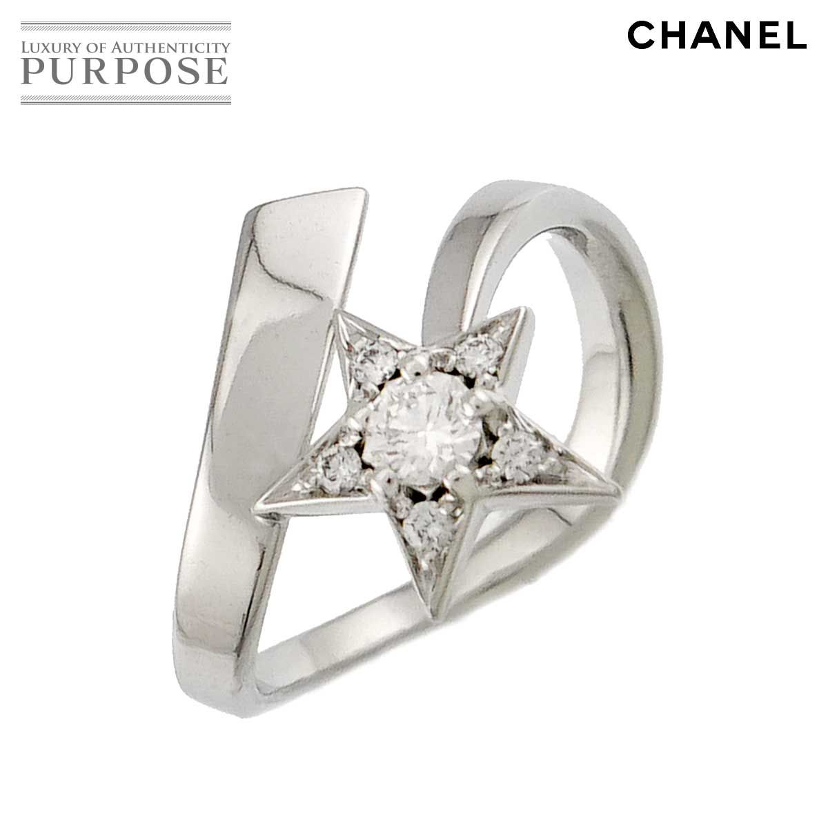 シャネル CHANEL コメット #49 リング ダイヤ K18 WG ホワイトゴールド 750 指輪 Comet Ring 90325745