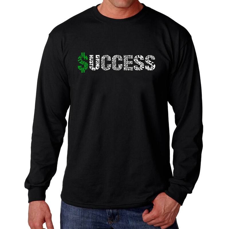 エルエーポップアート レディース トップス Tシャツ LA Pop Art Success Mens Word Art Long Sleeve Tshirt Black ブラック