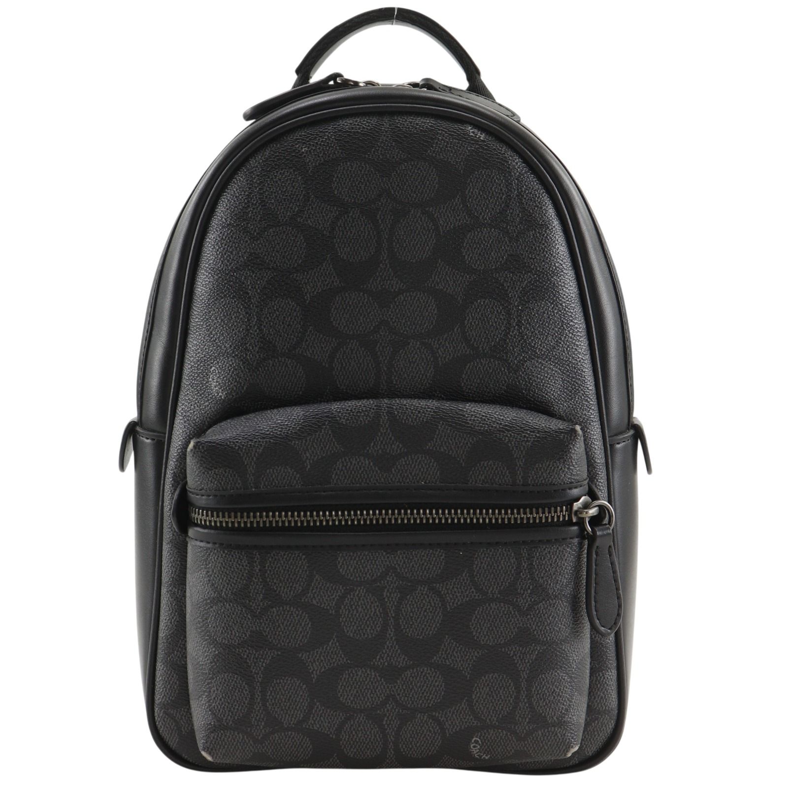 【COACH】コーチ チャーター シグネチャー CP126 PVC 黒 メンズ ボディバッグ