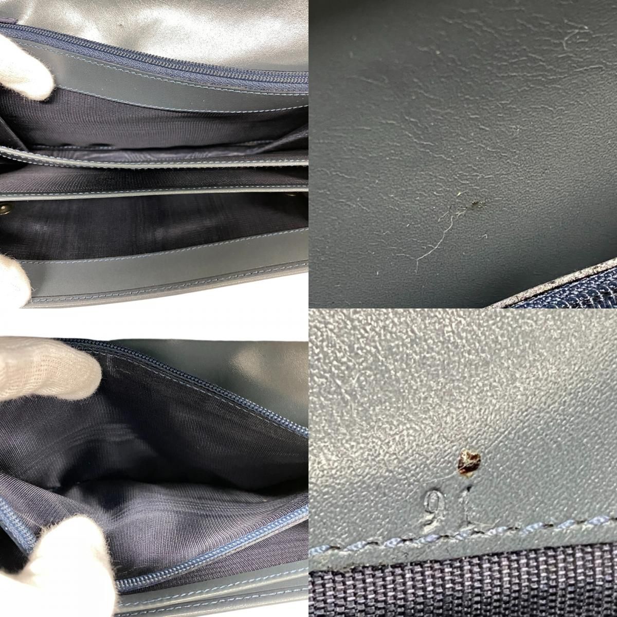 PRADA/プラダ ヴィッテロ レザー 長財布 ブルー ユニセックス ブランド PRADA/プラダ ヴィッテロ レザー 長財布 ブルー ユニセックス ブランド