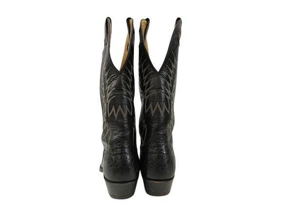 ノコナ NOCONA BOOTS ウエスタンブーツ 7 Dブラック レザー カウボーイ 5018