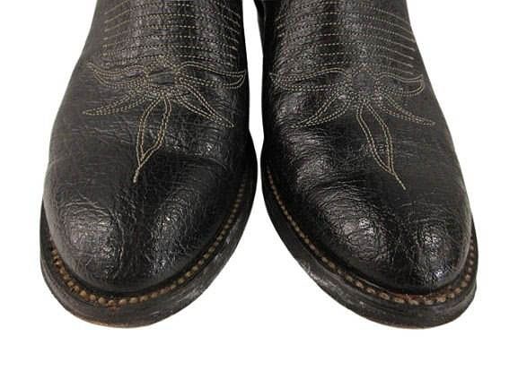 ノコナ NOCONA BOOTS ウエスタンブーツ 7 Dブラック レザー カウボーイ 5018
