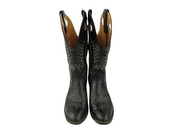 ノコナ NOCONA BOOTS ウエスタンブーツ 7 Dブラック レザー カウボーイ 5018