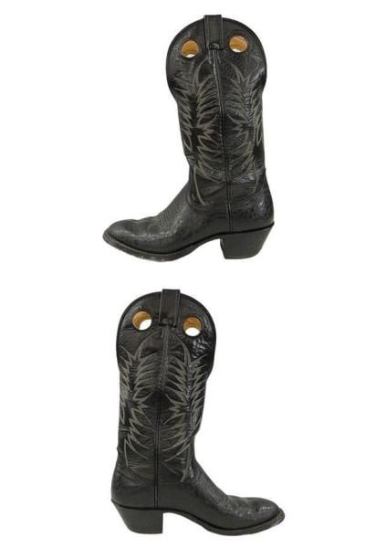 ノコナ NOCONA BOOTS ウエスタンブーツ 7 Dブラック レザー カウボーイ 5018
