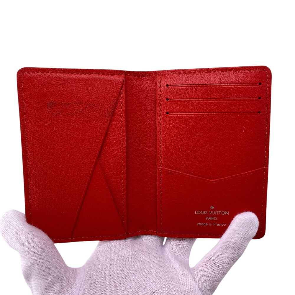 LOUIS VUITTON/ルイヴィトン ビトン オーガナイザー ドゥ ポッシュ エキゾチックレザー カードケース レッド レディース ブランド LOUIS VUITTON/ルイヴィトン ビトン オーガナイザー ドゥ ポッシュ エキゾチックレザー カードケース レッド レディース ブランド