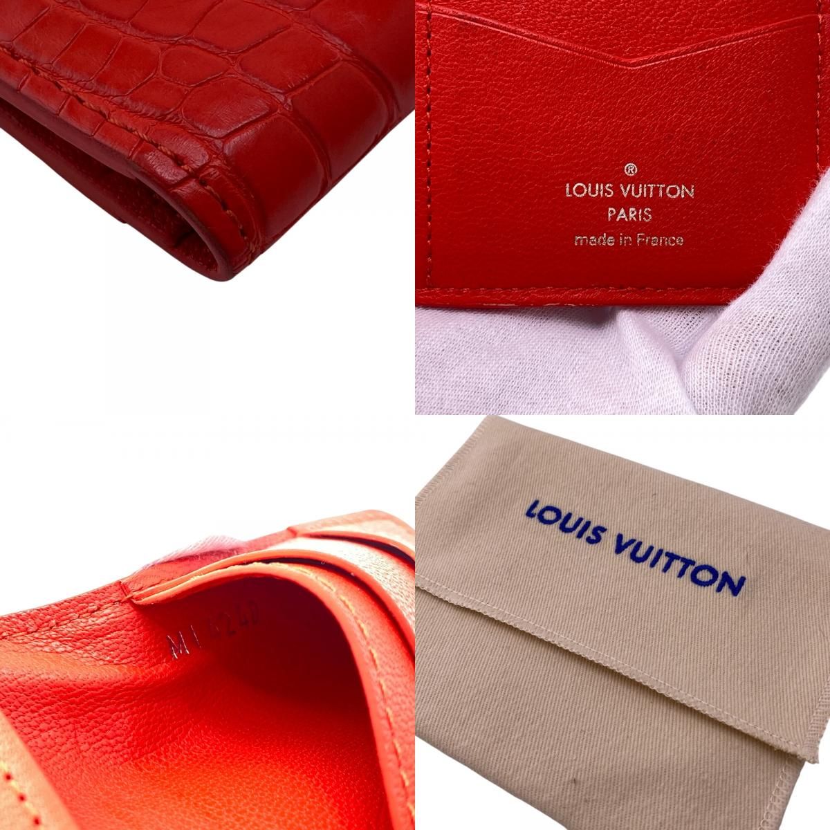 LOUIS VUITTON/ルイヴィトン ビトン オーガナイザー ドゥ ポッシュ エキゾチックレザー カードケース レッド レディース ブランド LOUIS VUITTON/ルイヴィトン ビトン オーガナイザー ドゥ ポッシュ エキゾチックレザー カードケース レッド レディース ブランド