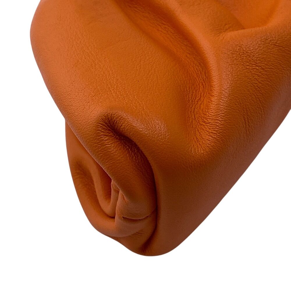 BOTTEGAVENETA/ボッテガヴェネタ ザ ポーチ レザー がま口 レザー コインケース オレンジ レディース ブランド