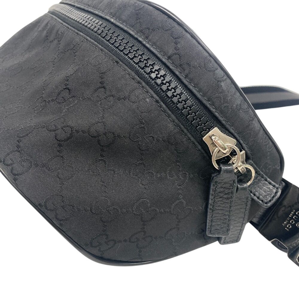 GUCCI/グッチ GGナイロン ナイロン ボディバッグ ブラック ユニセックス ブランド