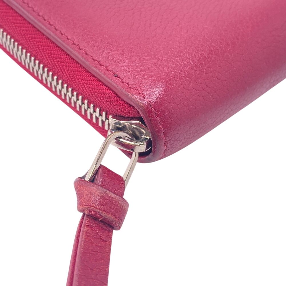 LOUIS VUITTON/ルイヴィトン ビトン ジッピー LVロゴロックミー レザー 長財布 ワインレッド レディース ブランド