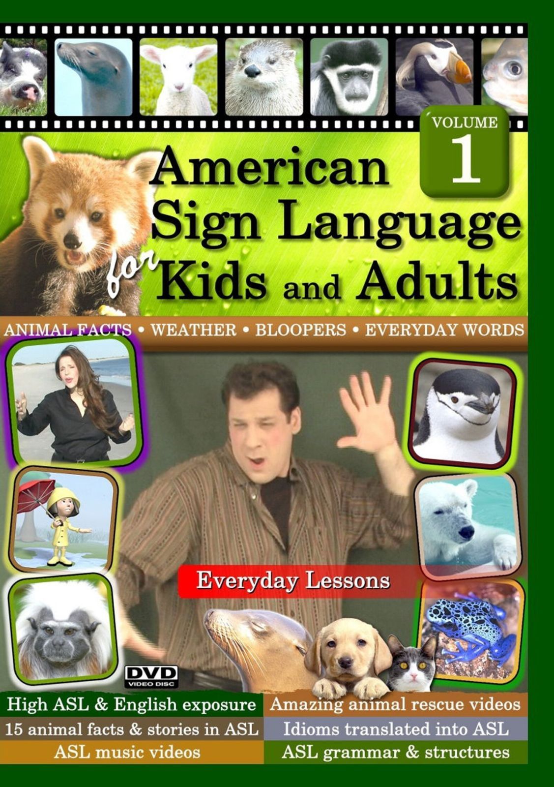 American Sign Language for Kids & Adults 1 [DVD]