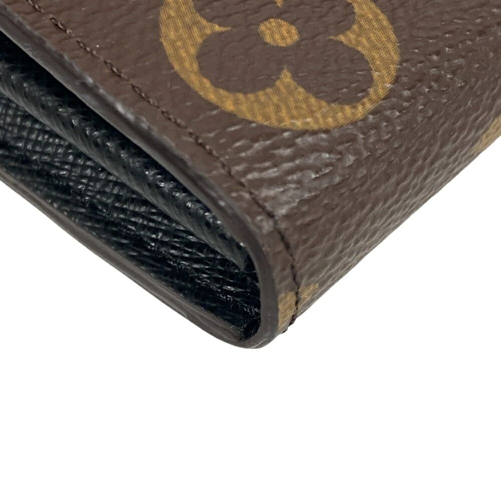 LOUIS VUITTON/ルイヴィトン ビトン M80726 ポルトフォイ ユ サラ モノグラムジャイアントリバース レザー 長財布 ブラウン レディース