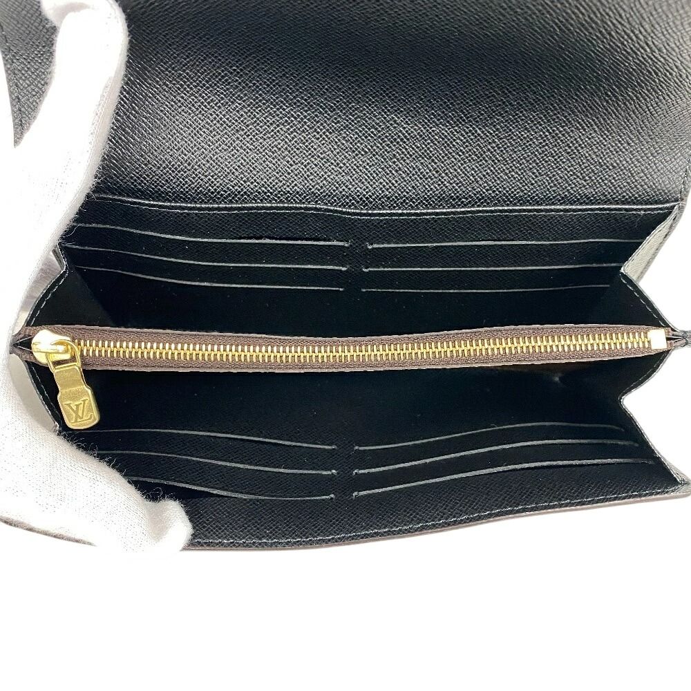 LOUIS VUITTON/ルイヴィトン ビトン M80726 ポルトフォイ ユ サラ モノグラムジャイアントリバース レザー 長財布 ブラウン レディース
