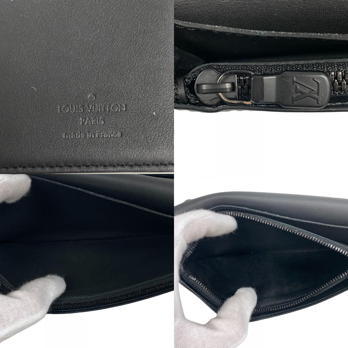 LOUIS VUITTON/ルイヴィトン ビトン M62900 ポルトフォイユ・ブラザ モノグラムシャドウ レザーシャドウ 長財布 ブラック メンズ ブランド LOUIS VUITTON/ルイヴィトン ビトン M62900 ポルトフォイユ・ブラザ モノグラムシャドウ レザーシャドウ 長財布 ブラック メンズ ブランド