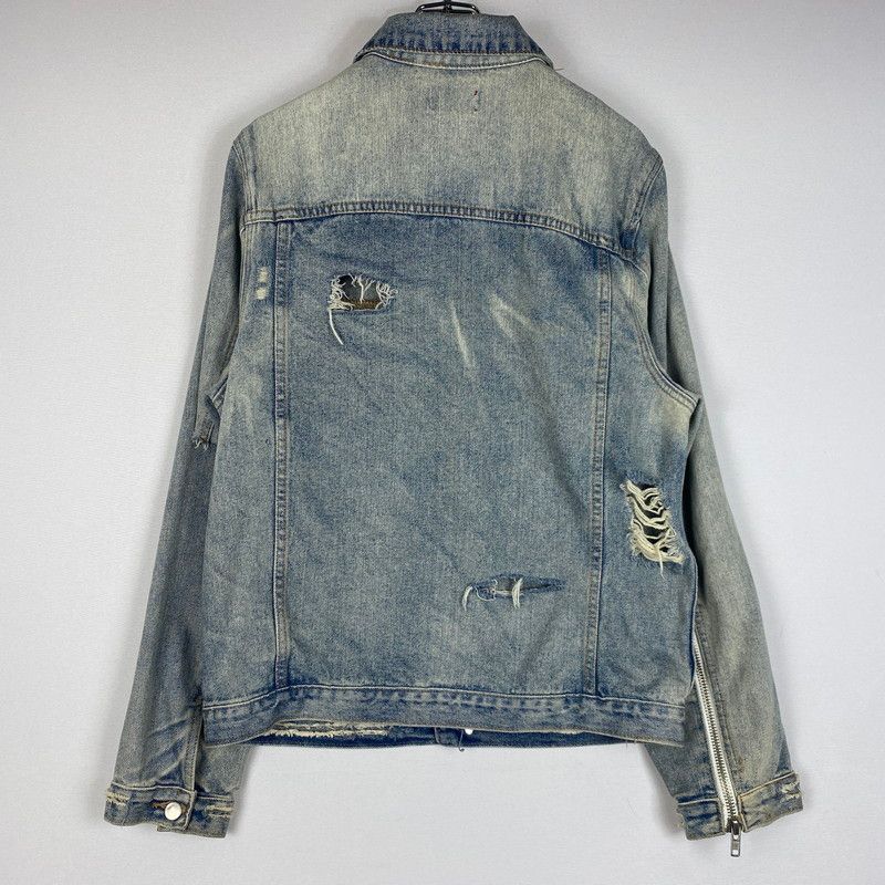 【中古品】 424 フォートゥーフォー 2015 DISTRESSED DENIM JACKET ダメージ デニムジャケット アウター Gジャン 【142-260608-ss-05-tei】 【中古品】 424 フォートゥーフォー 2015 DISTRESSED DENIM JACKET ダメージ デニムジャケット アウター Gジャン 【142-260608-ss-05-tei】