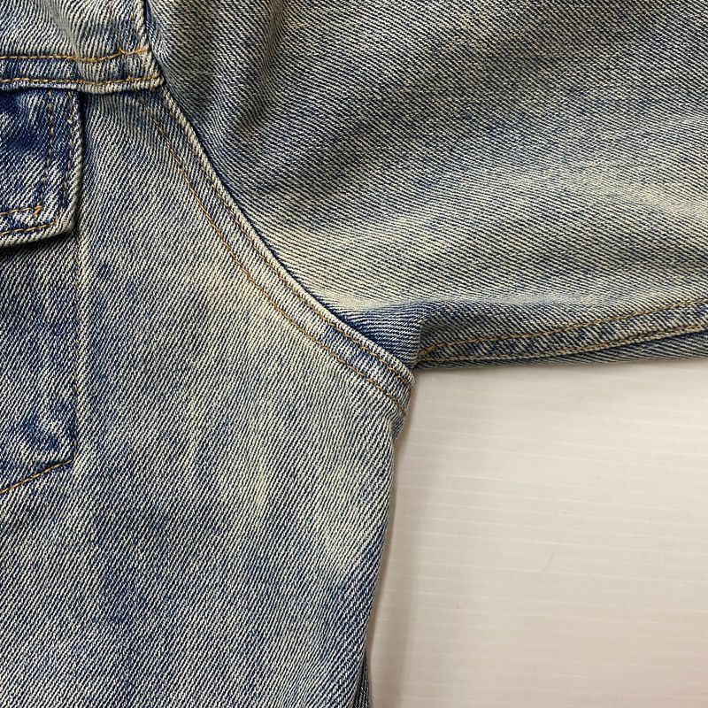 【中古品】 424 フォートゥーフォー 2015 DISTRESSED DENIM JACKET ダメージ デニムジャケット アウター Gジャン 【142-260608-ss-05-tei】 【中古品】 424 フォートゥーフォー 2015 DISTRESSED DENIM JACKET ダメージ デニムジャケット アウター Gジャン 【142-260608-ss-05-tei】