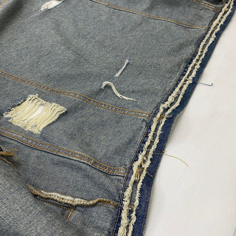【中古品】 424 フォートゥーフォー 2015 DISTRESSED DENIM JACKET ダメージ デニムジャケット アウター Gジャン 【142-260608-ss-05-tei】 【中古品】 424 フォートゥーフォー 2015 DISTRESSED DENIM JACKET ダメージ デニムジャケット アウター Gジャン 【142-260608-ss-05-tei】