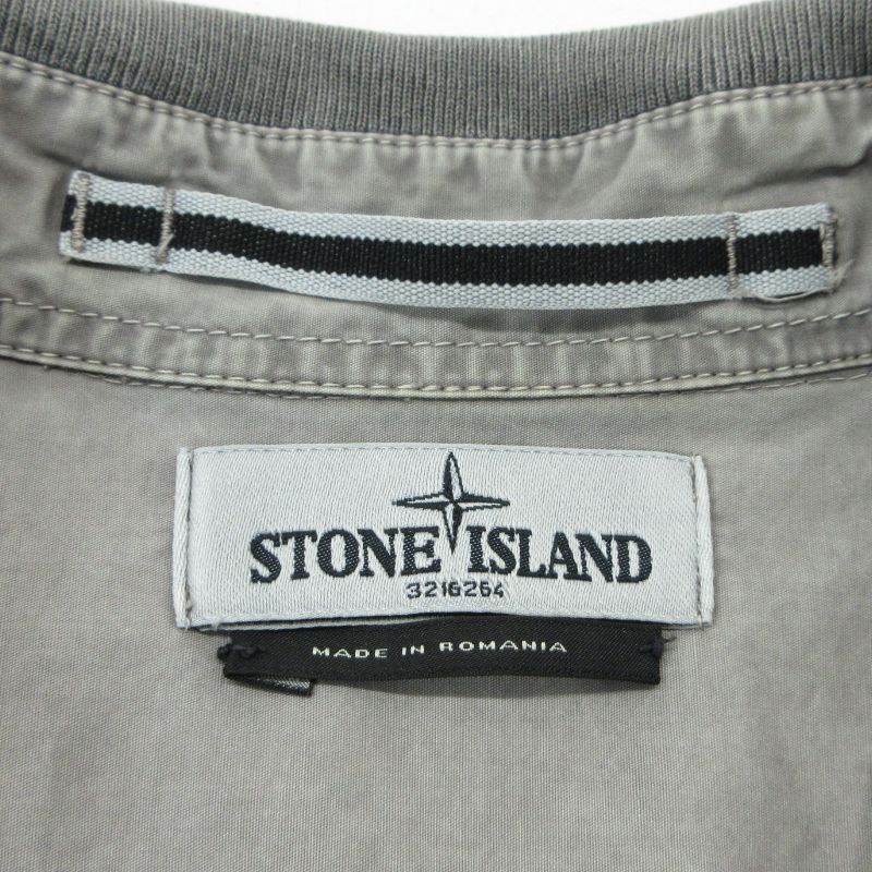 【三重本店】 中古 STONE ISLAND | ストーンアイランド 長袖シャツ Tela Cotton Pocket Over Shirt 5715110KN グレー サイズ:M 【108】 【三重本店】 中古 STONE ISLAND | ストーンアイランド 長袖シャツ Tela Cotton Pocket Over Shirt 5715110KN グレー サイズ:M 【108】