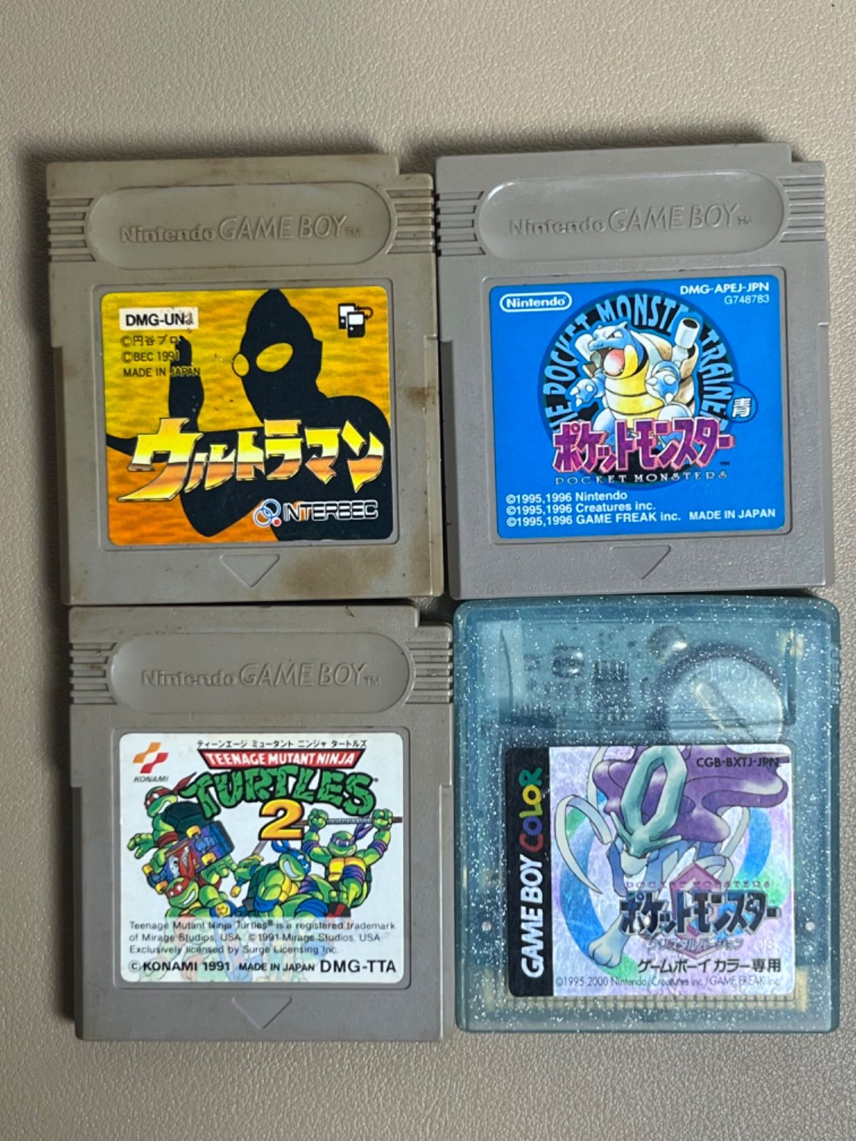 希少】ゲームボーイ ソフト 10本セット ポケモン銀・青・ピカチュウ