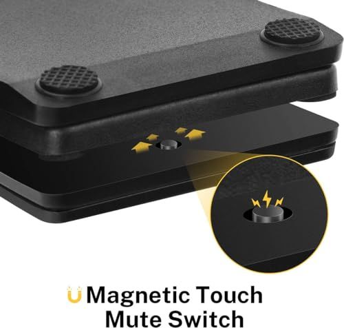 Donner タブレットページターナー ワイヤレス Page Turner 楽譜をめくるペダル ハンズフリー (ブラック）ma c7739fea