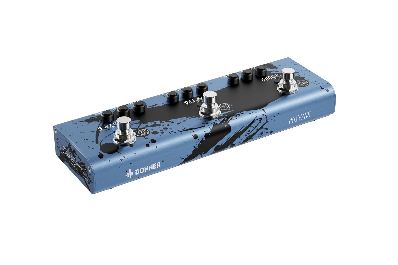 Donner × MIYAVI 3 in 1 ギターエフェクター Chorus・Delay・Reverb 空間系マルチペダル Dimension Weaverma 11bd2969