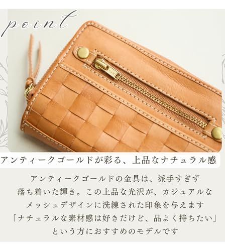 [ZUCCHERO] 二つ折り財布 レディース 本革 大容量 コンパクト 牛革 薄型 小銭入れ カード入れ おしゃれ かわいい 使いやすい シンプルma de17592d