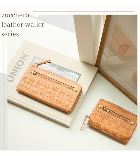 [ZUCCHERO] 二つ折り財布 レディース 本革 大容量 コンパクト 牛革 薄型 小銭入れ カード入れ おしゃれ かわいい 使いやすい シンプルma de17592d