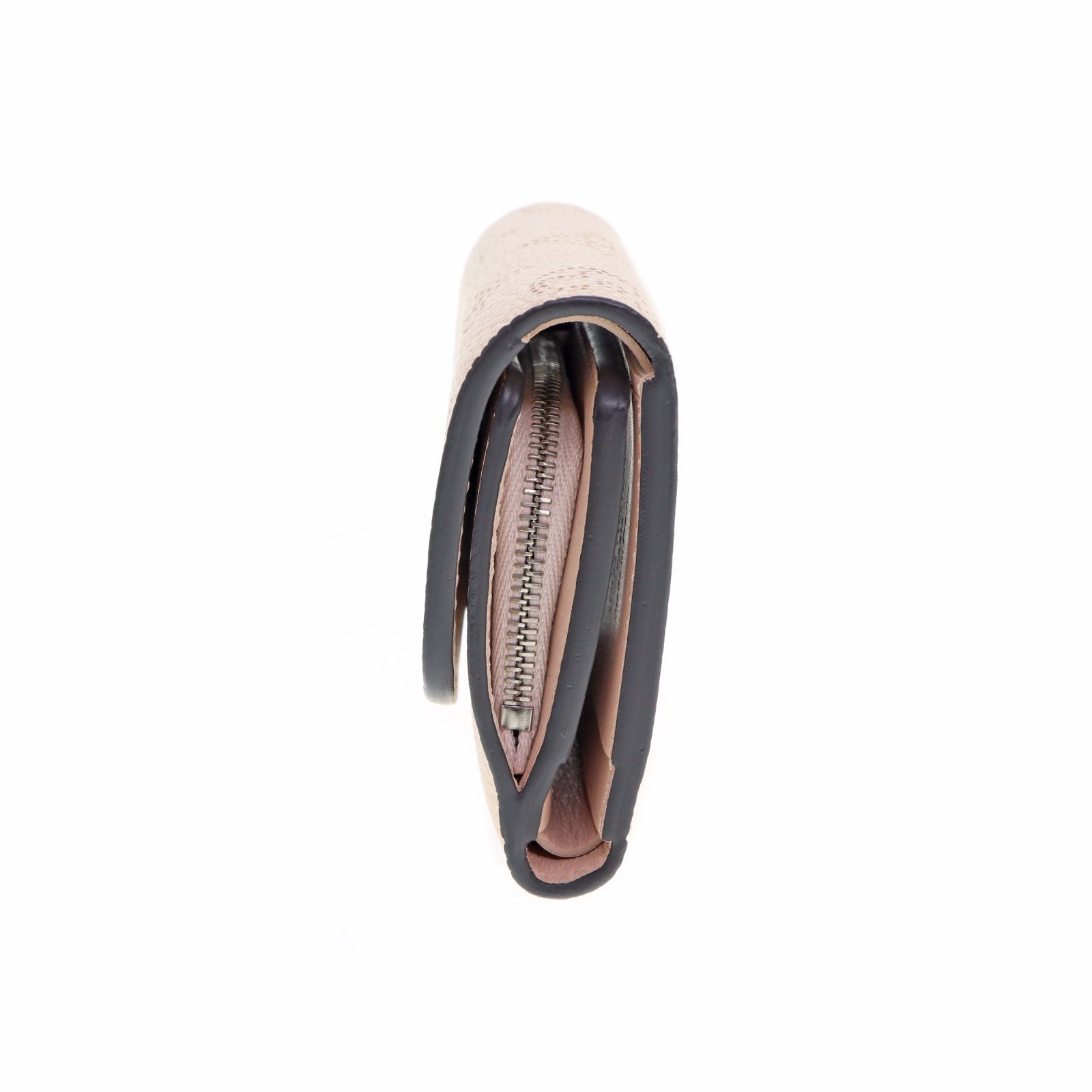 【中古】LOUIS VUITTON ルイヴィトン M80902 ポルトフォイユ・イリスXS マヒナ レザー 三つ折り財布 レディース メンズ 財布 マグノリア ピンクベージュ ブランド